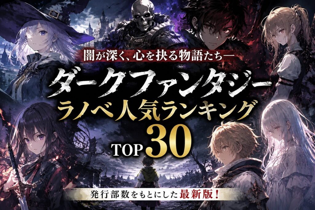 歴代ダークファンタジーライトノベル 発行部数ランキングTOP30