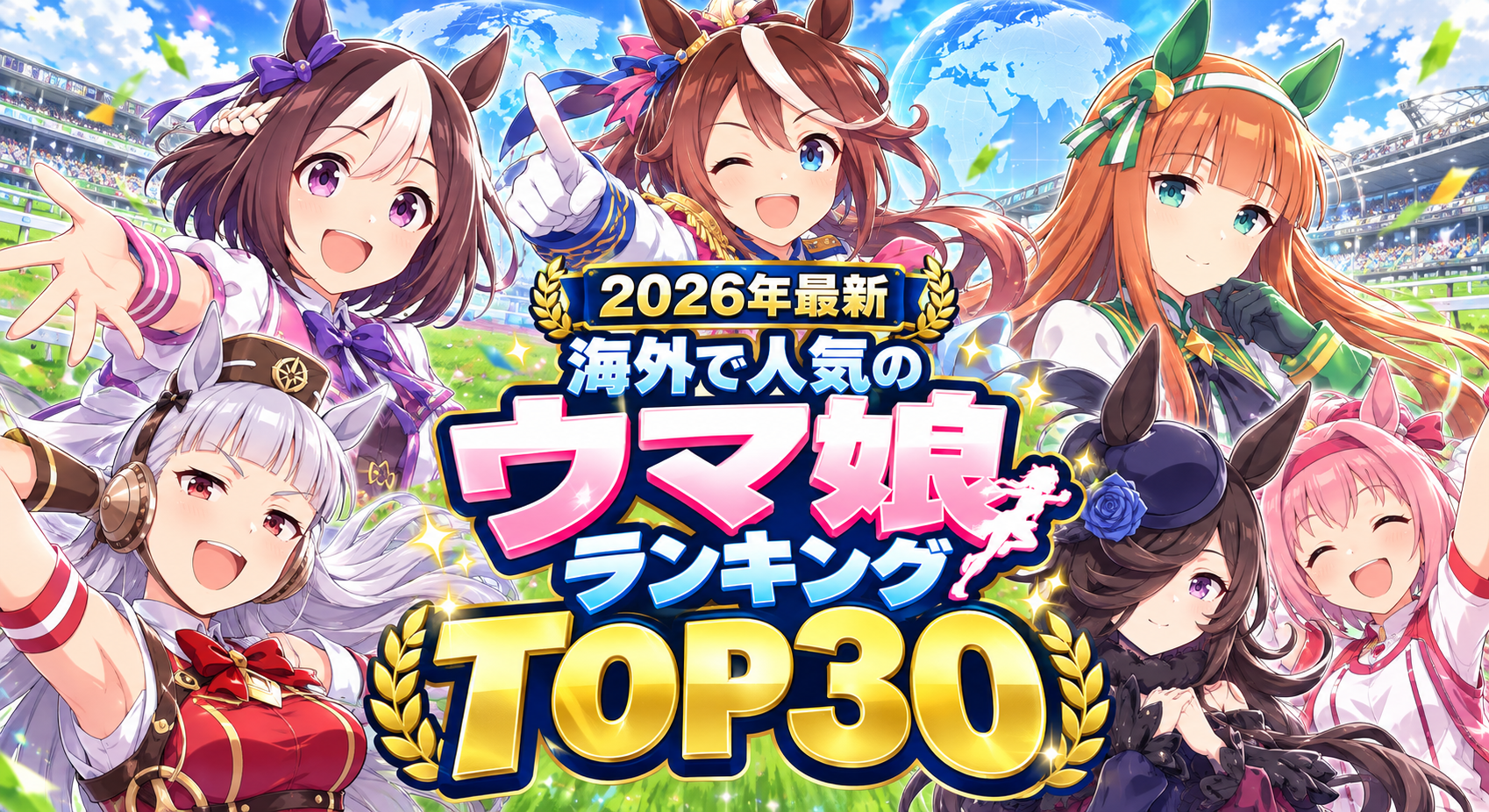 【2026年最新】海外で人気のウマ娘ランキングTOP30！世界で愛されるキャラは？